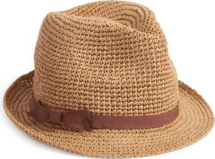 Nordstrom Packable Paper Straw Fedora | Nordstrom | Nordstrom