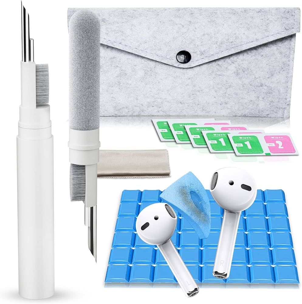 AKIKI Cleaner Kit for Airpods, Earbuds Cleaning kit for Airpods Pro 1 2 3, Phone Cleaner kit with... | Amazon (US)