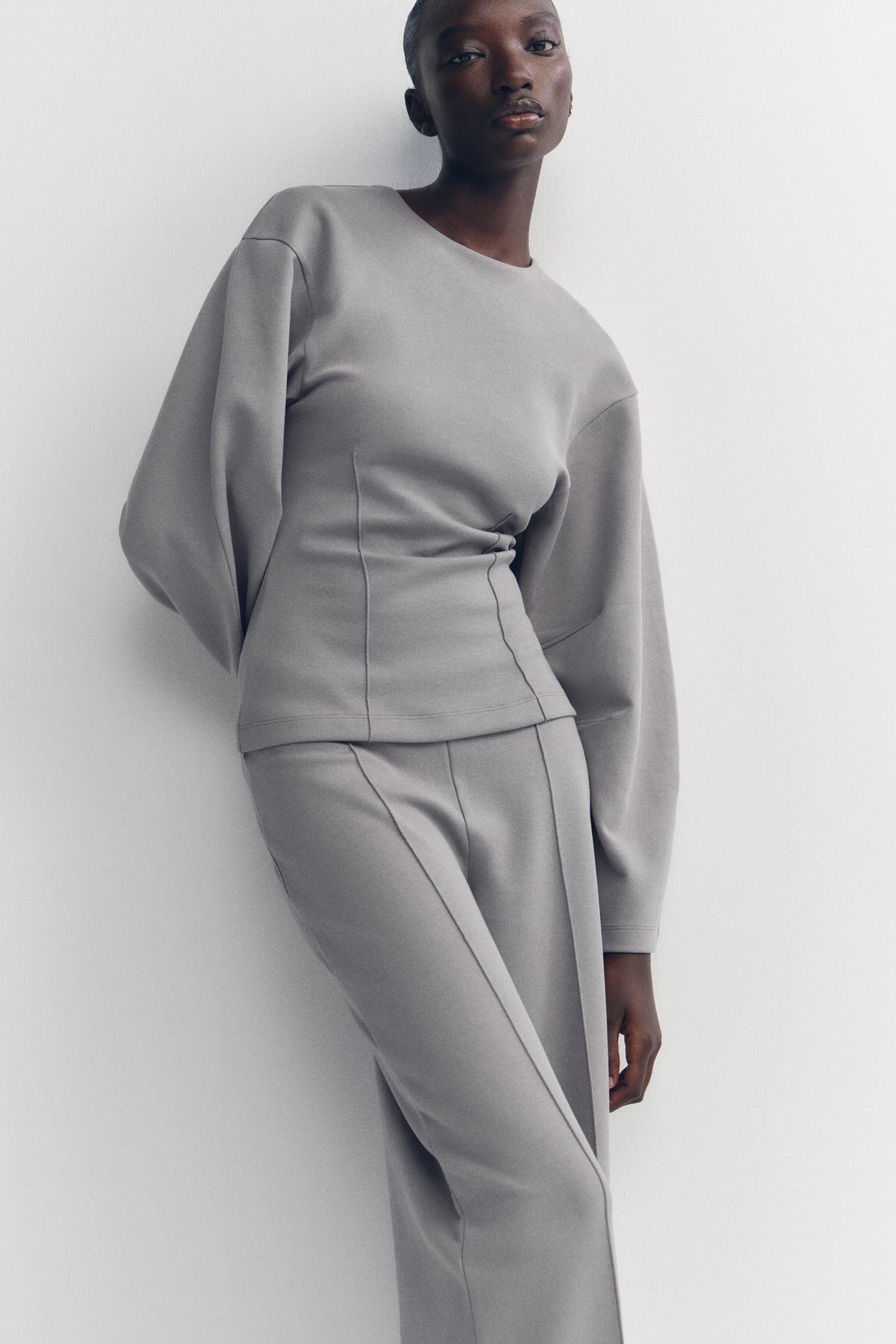 INTERLOCK PANTS WITH OPENING | Zara US