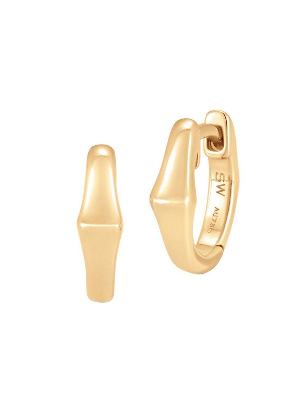 Sara Weinstock Lucia 18K Yellow Gold Huggie Hoop Earrings | Saks Fifth Avenue