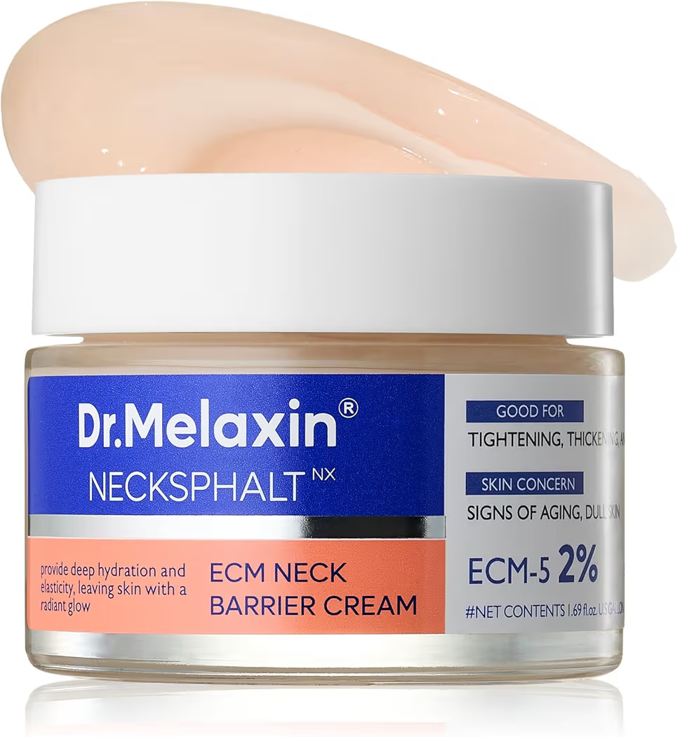Dr.Melaxin Necksphalt ECM Barrier Cream for Anti-Aging Neck Skin, Tightening Wrinkles for an Even... | Amazon (US)