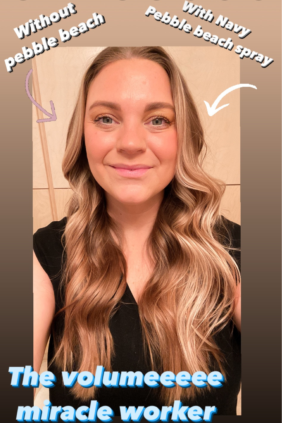 The amount of volume that pebble beach spray gives is truly unmatched. Obsessed is an understatement 🤯🤯 #navy #pebblebeach #hair 

#LTKfindsunder50 #LTKbeauty #LTKstyletip