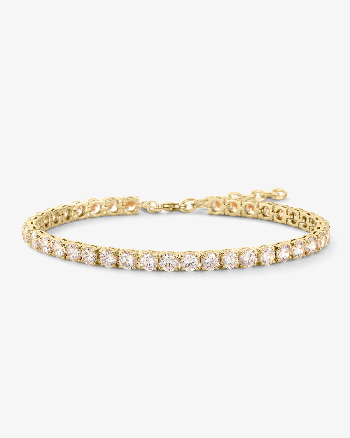 Mama Heiress Anklet - Gold|White Diamondettes | Melinda Maria Jewelry