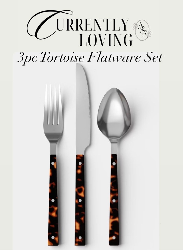 Tortoise shell silverware set/ affordable Look For Lesss

#LTKFindsUnder50 #LTKFindsUnder100 #LTKHome