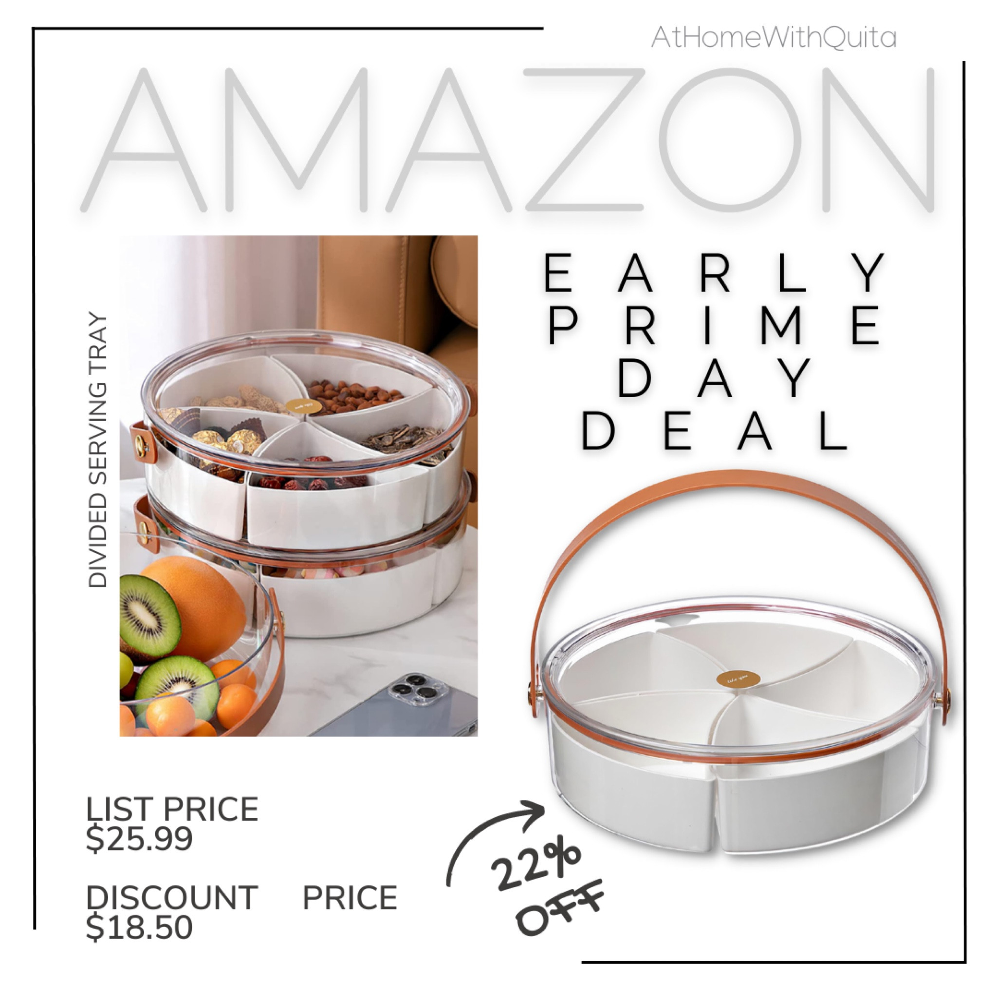 Divided Serving Tray
 #amazonbestseller #amazonfinds #amazondeals #unboxing #amazonfavorites #amazonmusthaves #asmr #asmrunboxing #tiktokmademebuyit #amazoninfluencer #amazonhaul #founditonamazon #amazonprime #ltkhome #ltkunder50 #ltk #viralamazonproducts 

#LTKhome #LTKxPrimeDay #LTKFind