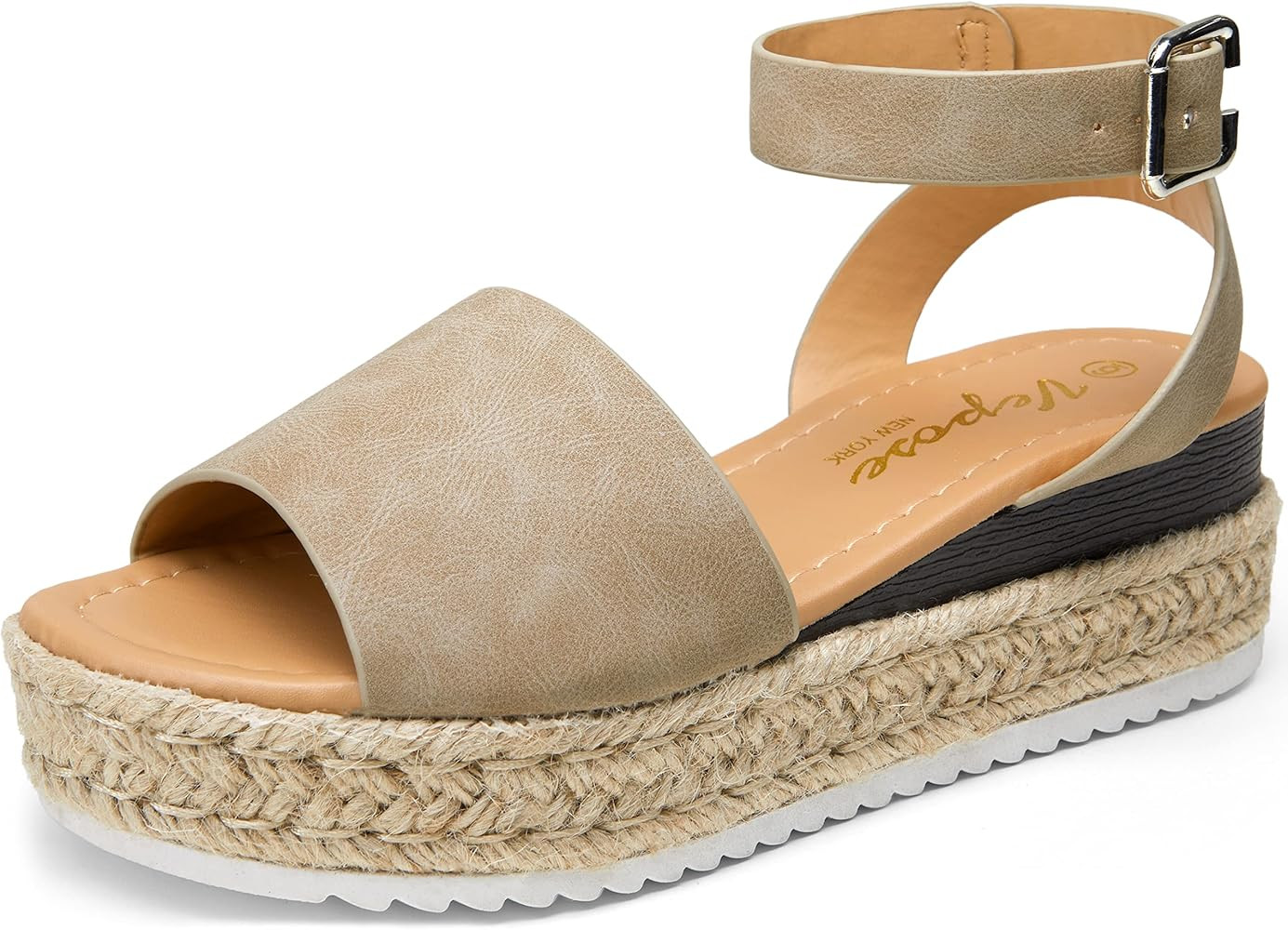 Vepose Women's 00A Espadrilles Sandals Classic Wedge Platform Sandal | Amazon (US)