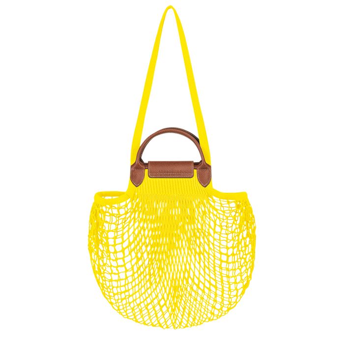 Mesh bag L Le Pliage filet Lemon (10121HVH174) | Longchamp US | Longchamp