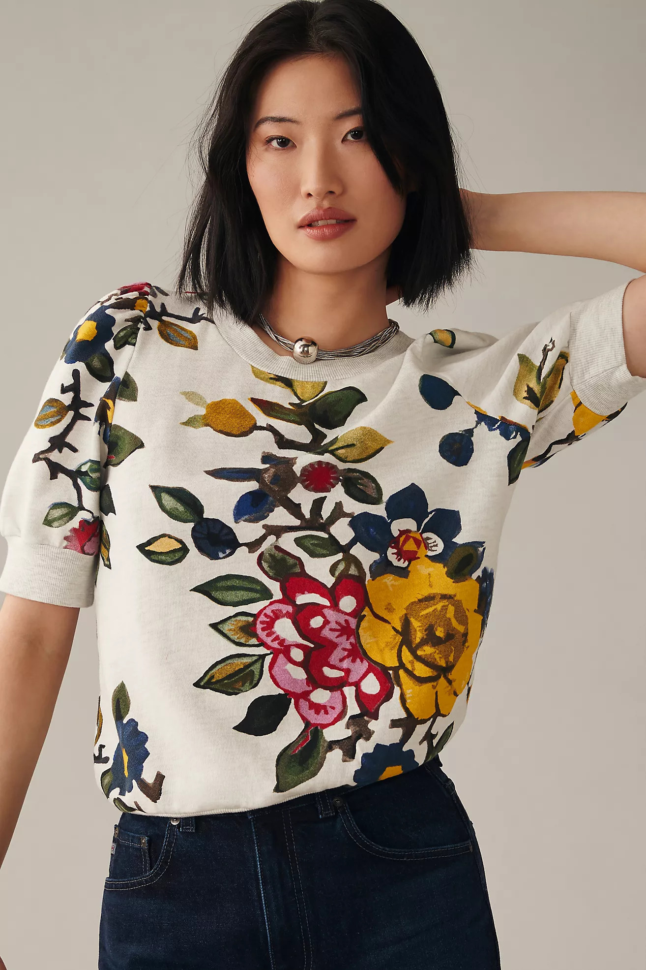 T.La Puff-Sleeved Pullover | Anthropologie (US)