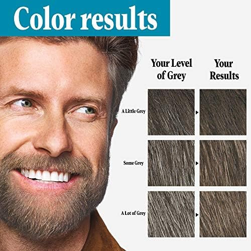 Just For Men Mustache & Beard, Beard Coloring for Gray Hair with Brush Included - Color: Medium B... | Amazon (US)