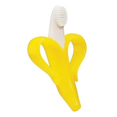 Baby Banana Infant Teething Toothbrush: Sensory Development, Silicone, Baby Teethers | Target