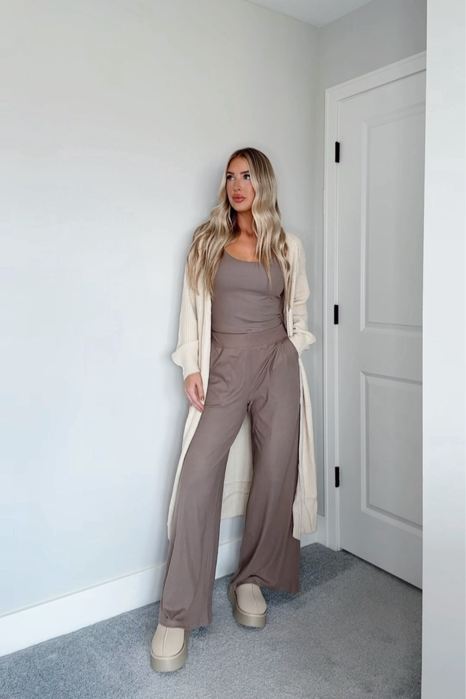 Thanksgiving outfit inspo 🦃 wearing a size M in the cardigan and knit set 

#LTKFindsUnder50 #LTKStyleTip #LTKFindsUnder100