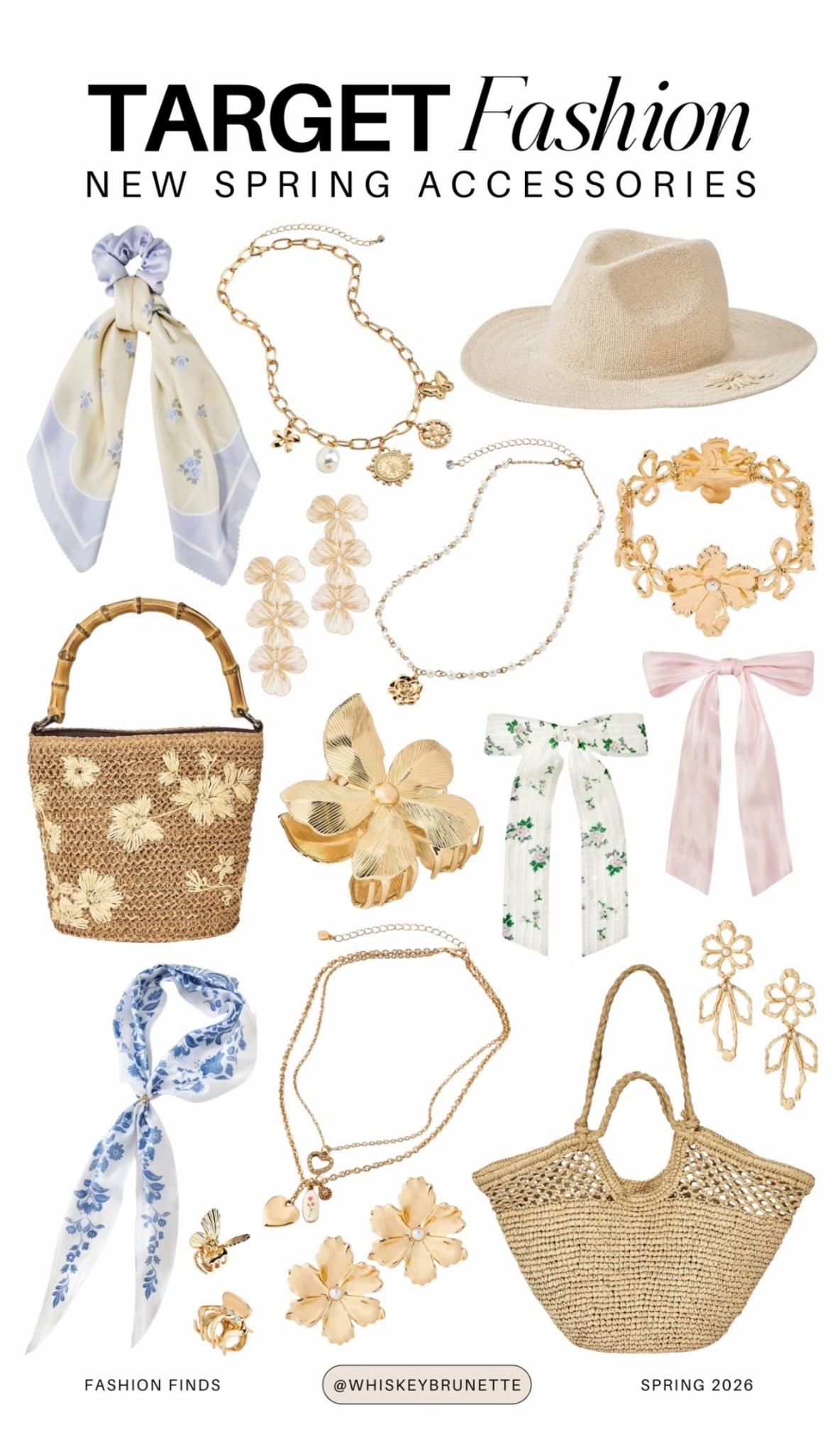 Target spring accessories

spring sunglasses
dainty gold jewelry
layered necklaces
mini crossbody bags
woven straw tote
neutral baseball cap
oversized hair claw
pearl stud earrings
lightweight silk scarf
statement hoop earrings