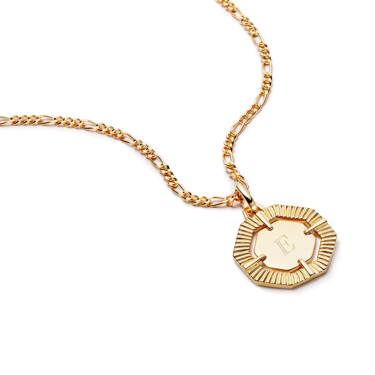 Estée Lalonde Octagonal Necklace 18ct Gold Plate | Daisy London Jewellery