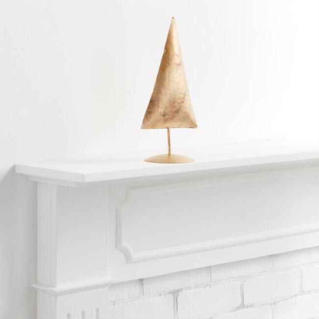 Rustic Gold Metal Tree Decor | World Market