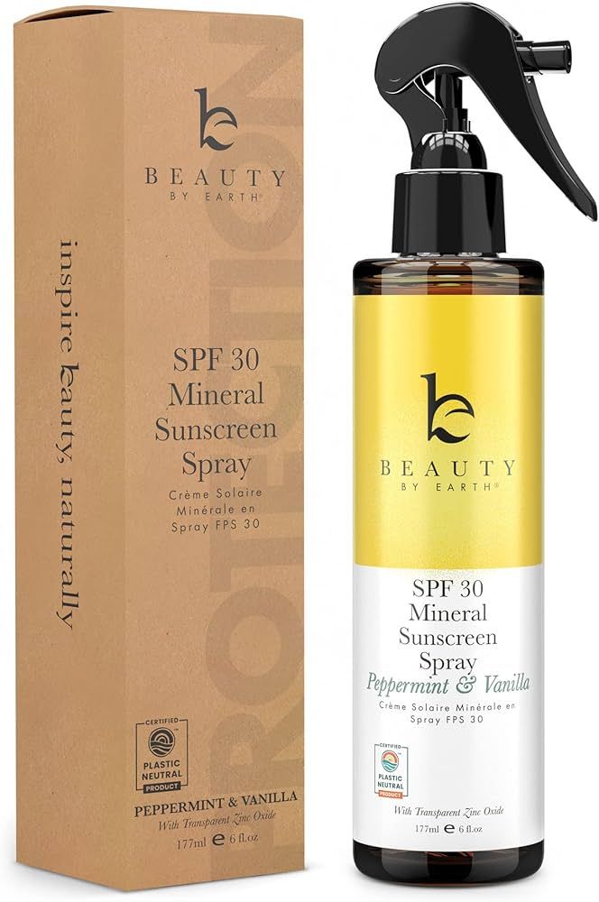 SPF 30 Mineral Sunscreen Spray - Reef Safe Spray Sunscreen for Sensitive Skin for Kids Sunscreen ... | Amazon (US)
