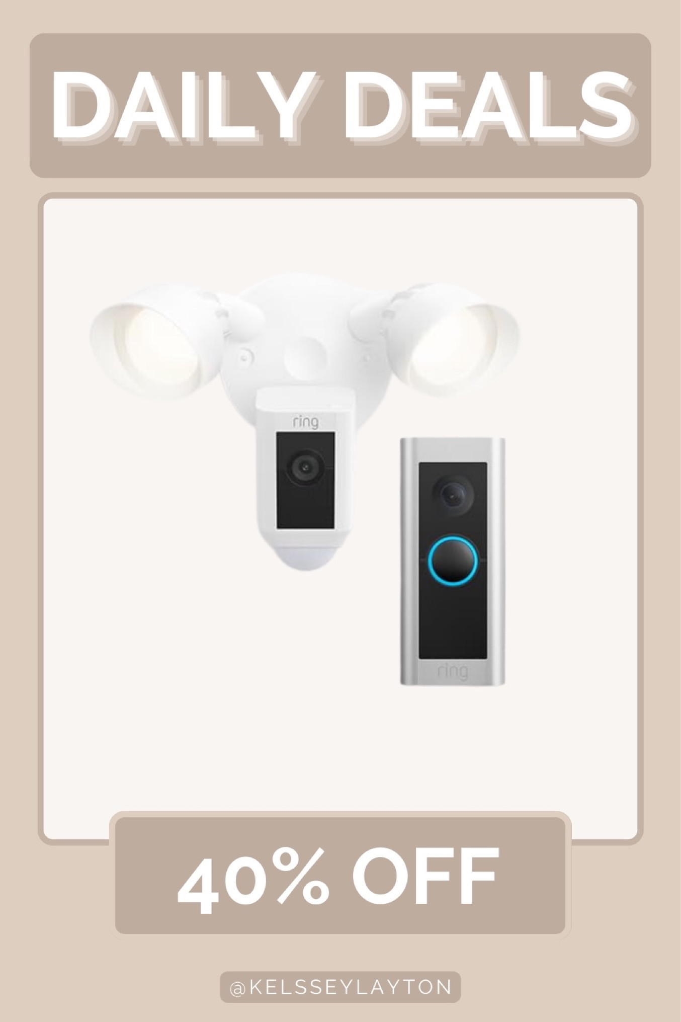 Amazon daily deal, Ring doorbell bundle on sale!

#LTKhome #LTKsalealert