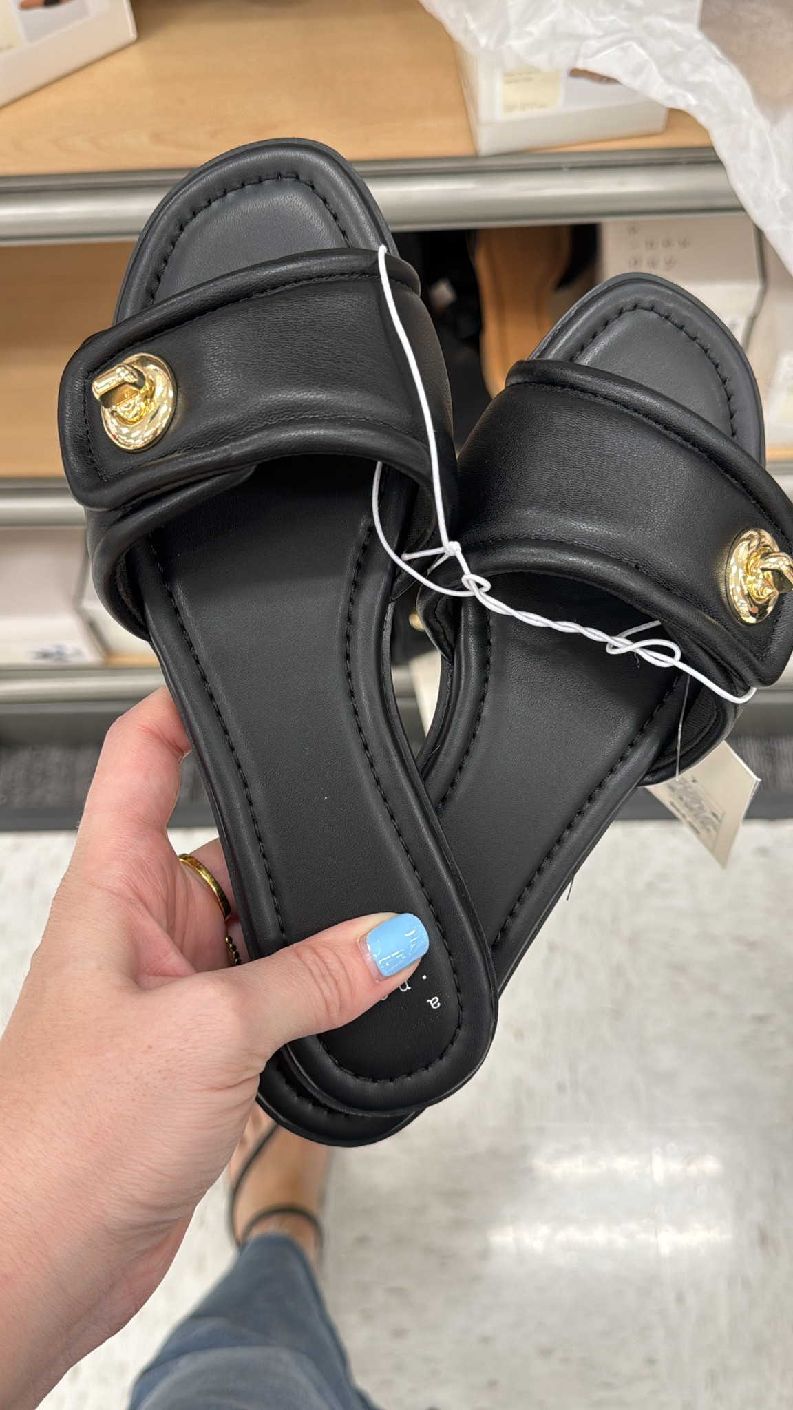 

Target sandals on sale now!! Get 20% off on these slides.  Also available in cram and black! 

Target style, Target sandals women, Target shoes, Target outfits  #ltksummersales #ltkshoecrush #ltkvideo

#LTKStyleTip #LTKFindsUnder50 #LTKSummerSales
