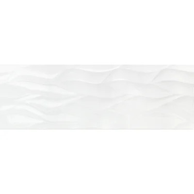 Ripple White Wavy 12" x 36" Ceramic Tile | Wayfair North America