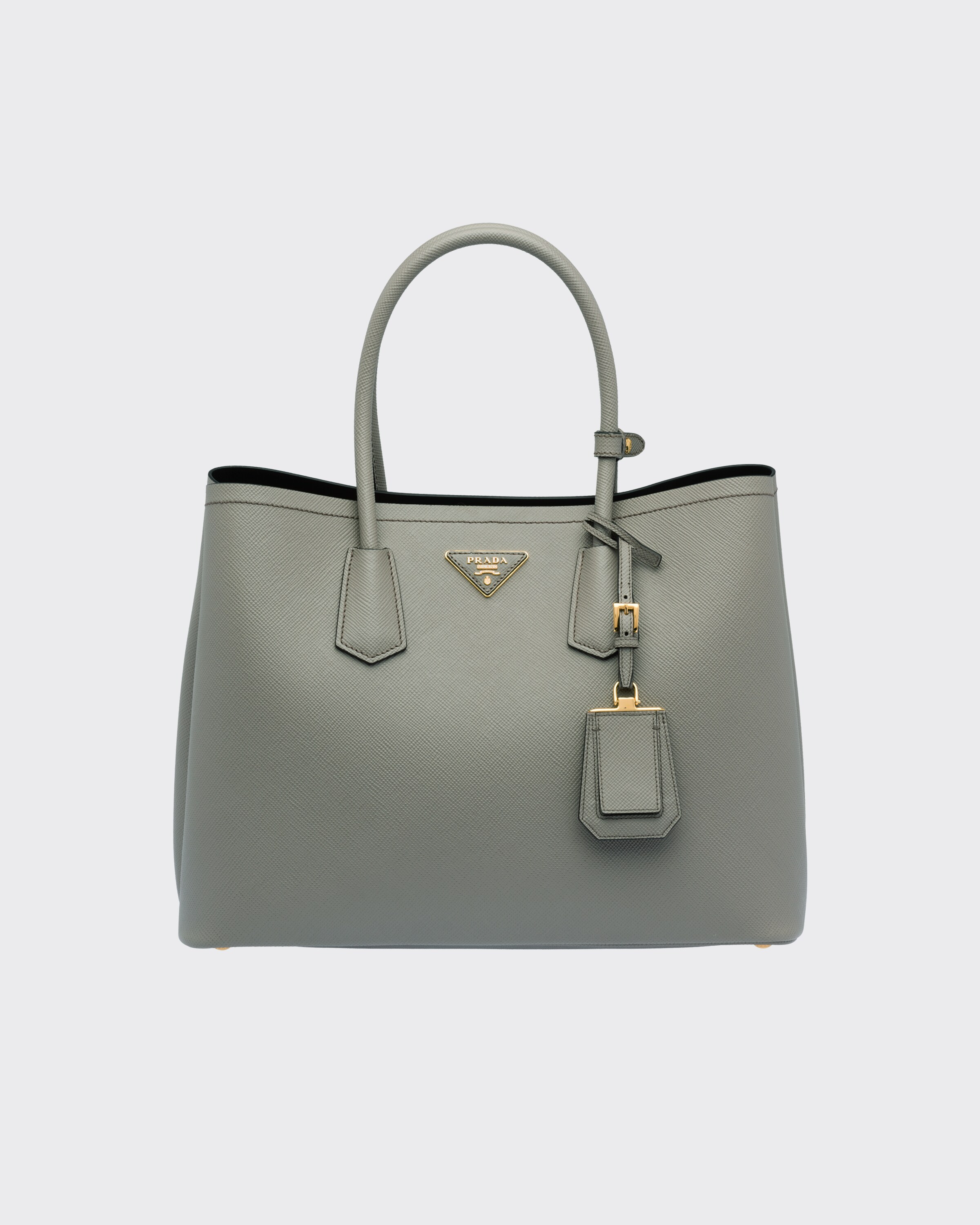 Large Saffiano Leather Prada Double Bag | Prada US