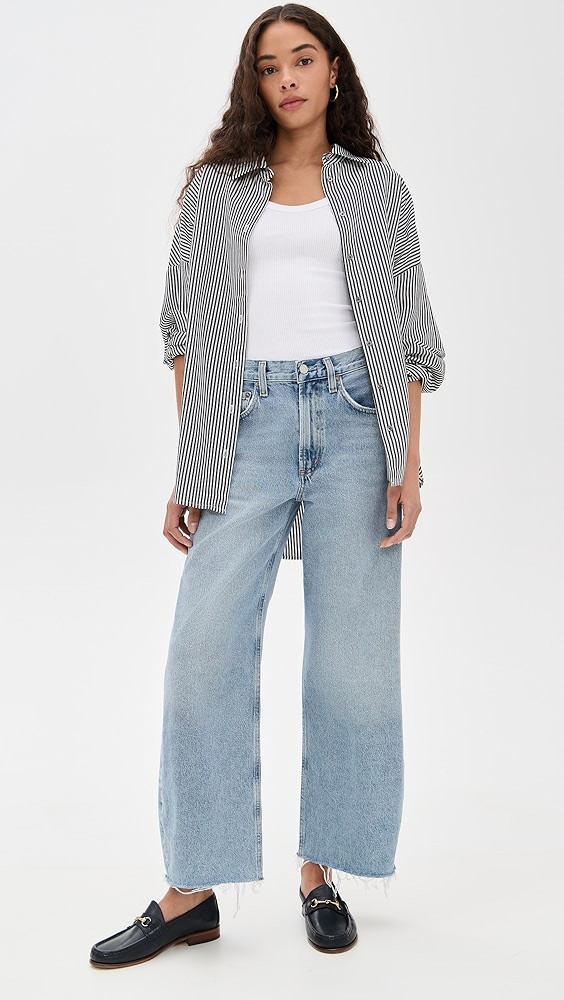 Low Curve Fray Jeans | Shopbop