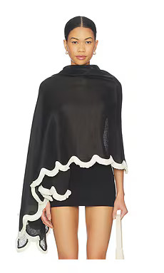 Posse Essie Wrap in Black & Cream from Revolve.com | Revolve Clothing (Global)