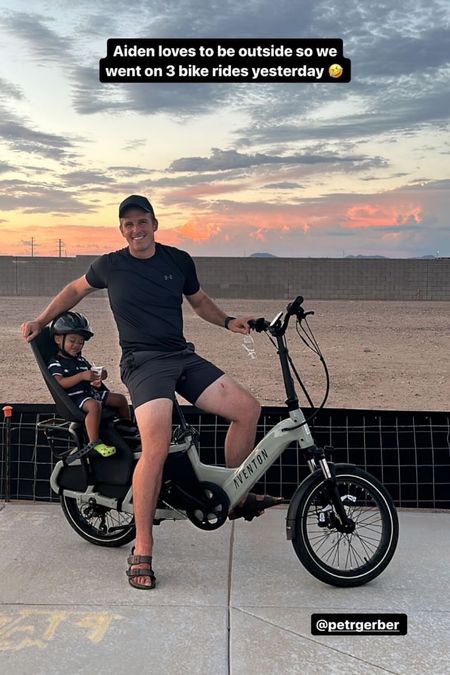 These Arizona nights are filled with bike rides! Aiden is loving it. 

bikes l kids l toddler l adult bike l electric bike 

#LTKkids