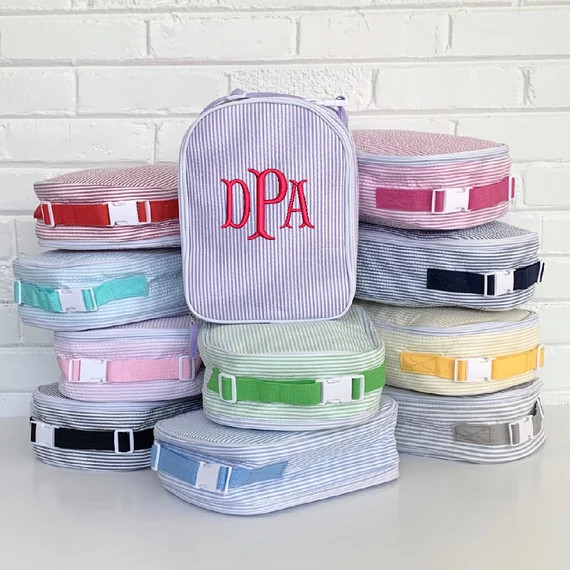 Kid's Gumdrop Lunchbox  Seersucker  Back to School  - Etsy | Etsy (US)