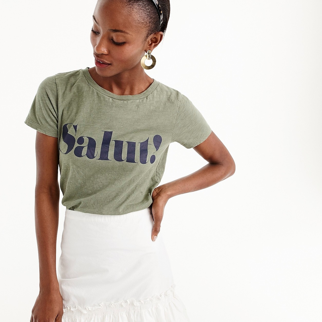 Salut!" T-shir | J. Crew US