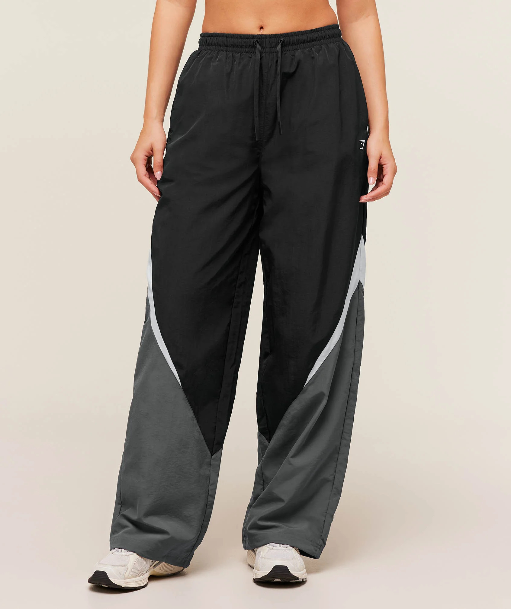 Gymshark Contrast Track Pant - Black/Graphite Grey/Oat White | Gymshark US