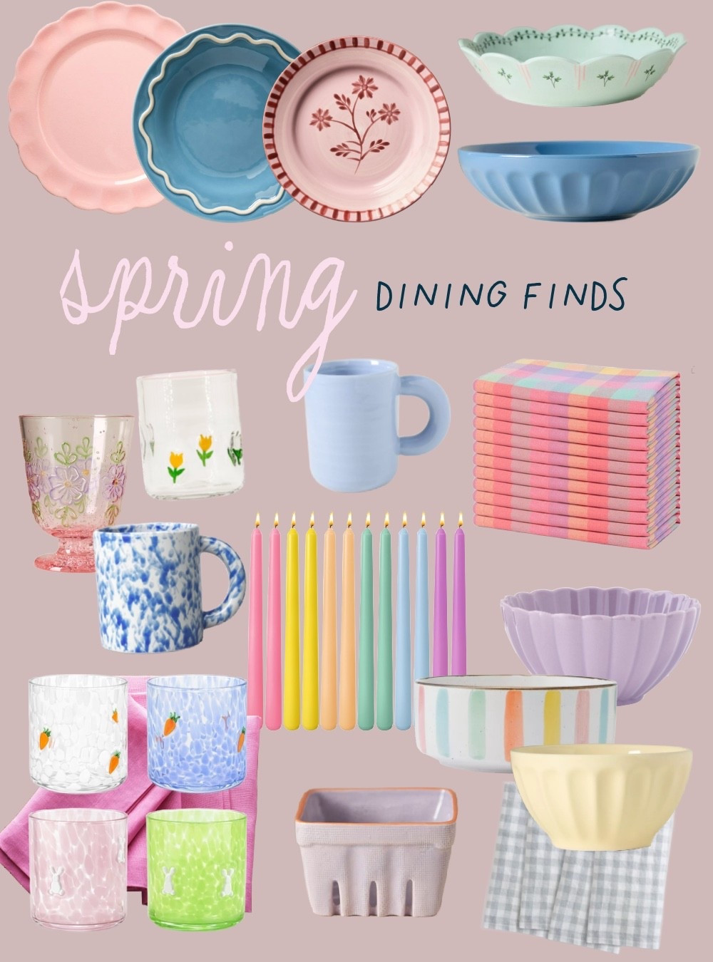 SPRING dining favorites 💫🌸✨

Dinnerware 
Colorful plates 
Dinner plates 
Cups 

#LTKHome #LTKSeasonal #LTKdayinmylife