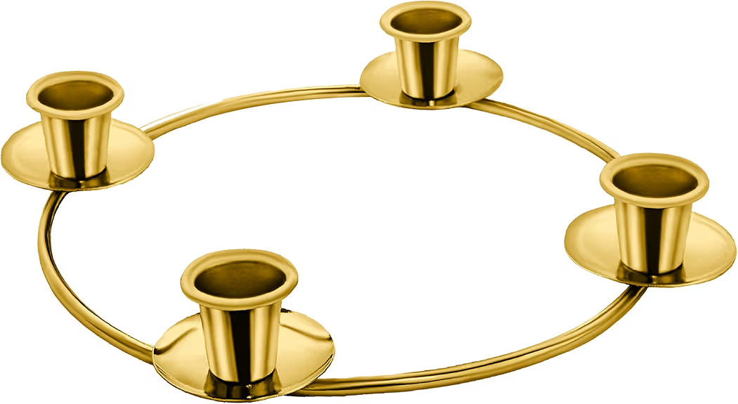 Advent Candle Holder for Advent Candles -Advent Ring for Tapper Candles - Advent Wreath Centerpie... | Amazon (US)