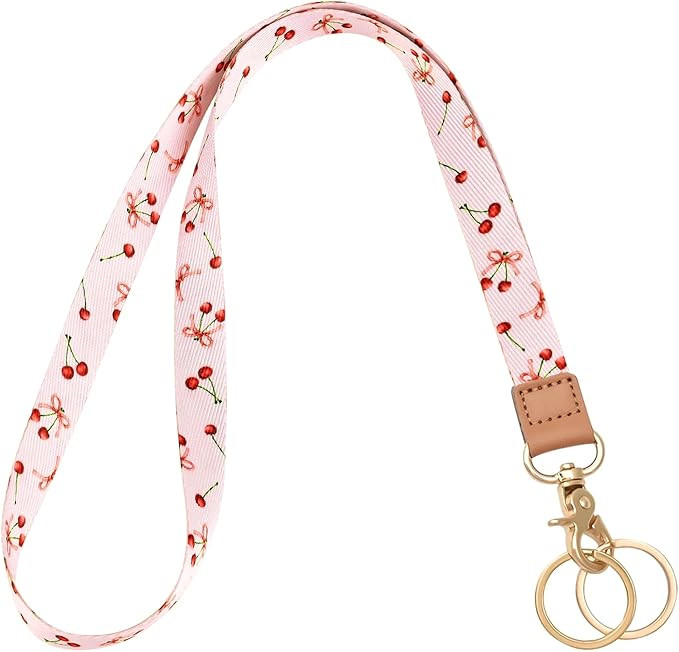 Lanyards for Keys, Neck Lanyards for ID Badges with Metal Hook, Cute Lanyard Keychain for Women, ... | Amazon (US)