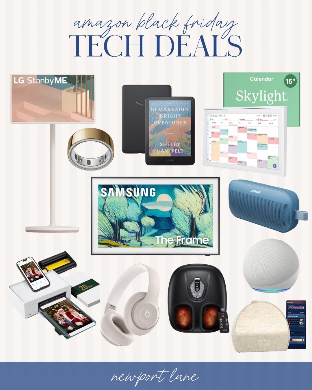 @Amazon Black Friday tech sale includes so many great deals on top-rated electronics! From the viral rolling tv (that I own and love!) to every mom’s favorite digital calendar, there is something here for everyone! 

#ad #founditonamazon #WinterFavorites2025