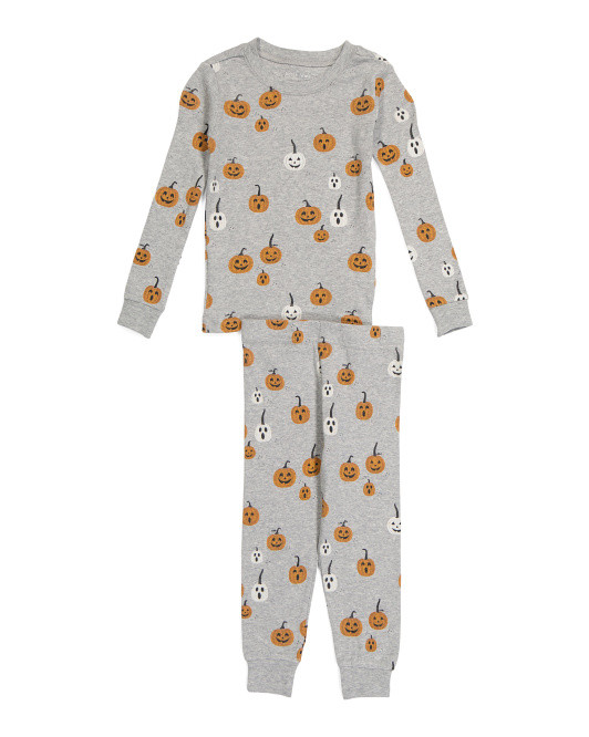 Kids 2pc Organic Cotton Jack O Lantern Sleep Set | Marshalls