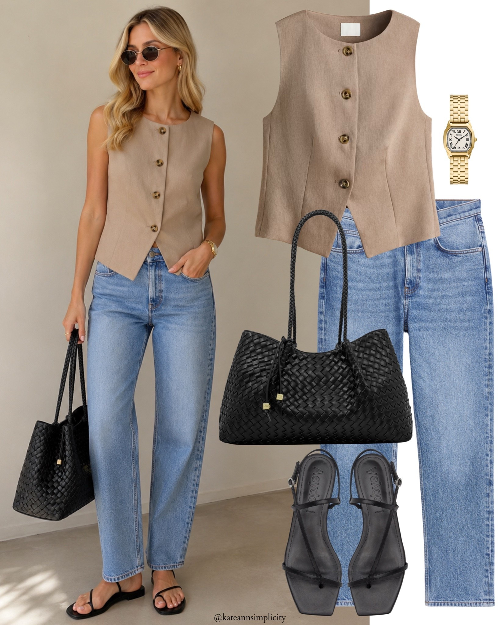 Summer outfit
Woven bag 
Premium quality

#LTKgrwm #LTKSeasonal #LTKOver40