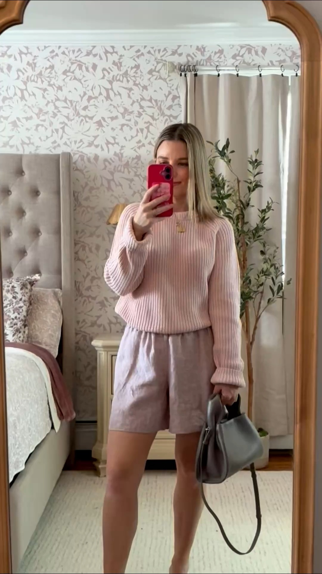 Quince linen shorts and chunky knit! 

#LTKSaleAlert #LTKPetite #LTKootd