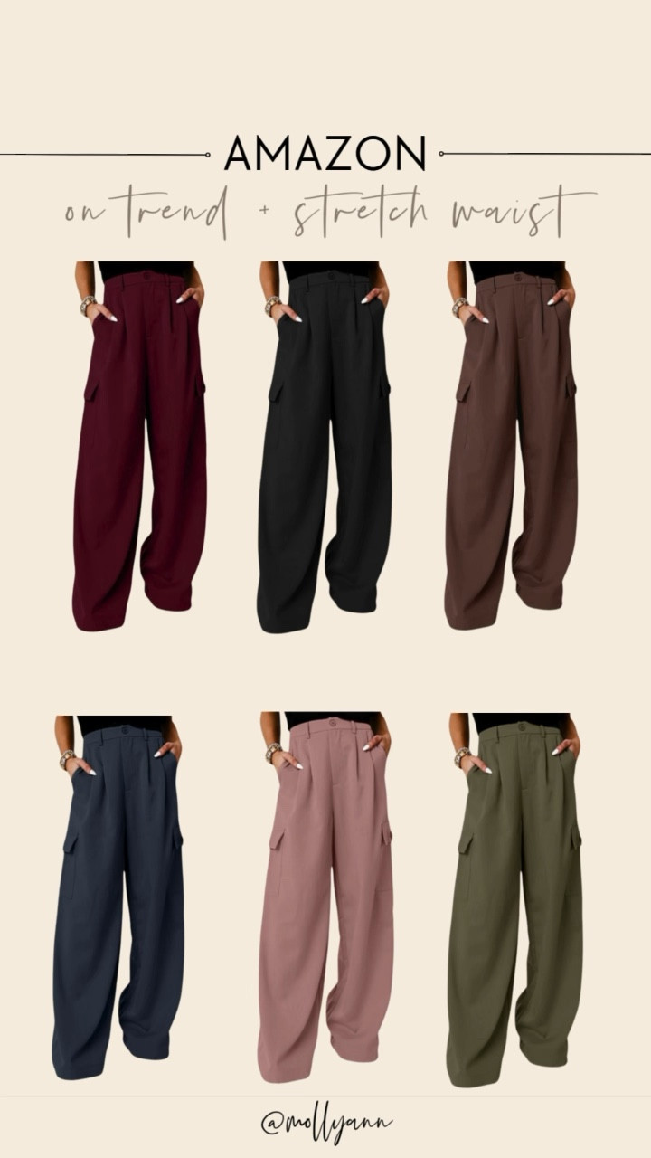 Trendy Pants! Grab them!! Stretchy, comfy waist!! 👏🏼 

#LTKStyleTip #LTKOver40 #LTKFindsUnder50