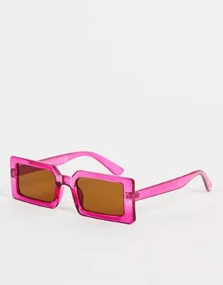 SVNX oversized pink sunglasses | ASOS | ASOS (Global)
