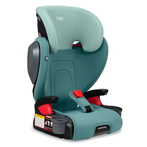 Britax Highpoint Backless Belt-Positioning Booster Seat, SafeWash Green Ombre | Amazon (US)