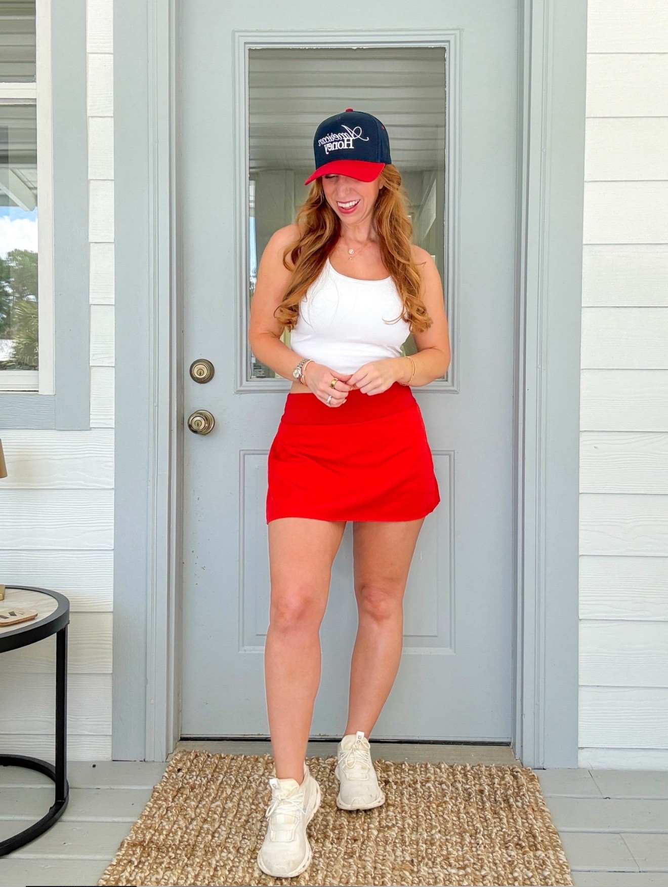 Casual Memorial Day outfit // athleisure wear 






Red white blue 
MDW outfit 
Amazon fashion 
Amazon finds 
Tennis skort 
Mom style 
Patriotic  4th of July 

#LTKSeasonal #LTKFindsUnder50 #LTKStyleTip