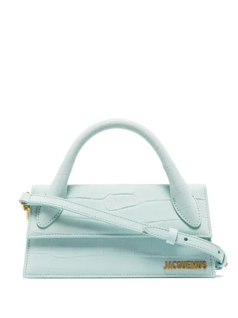 Le Chiquito Long crocodile-effect tote bag | Farfetch (US)