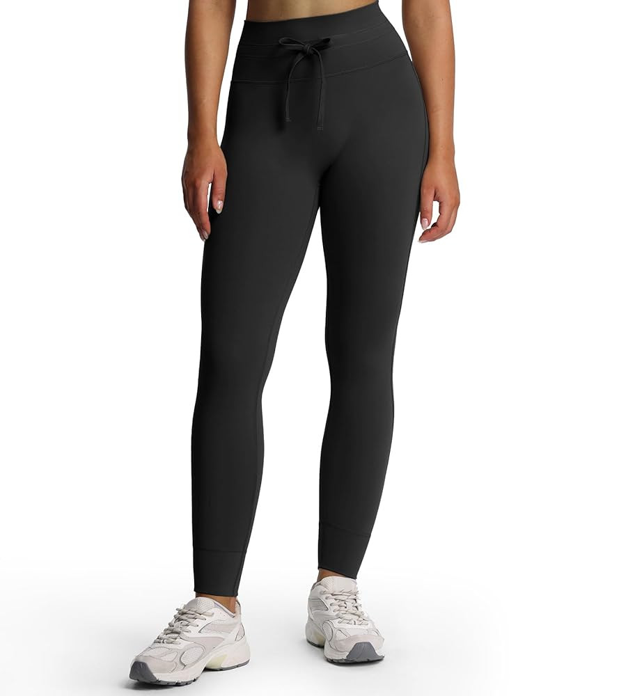 Aoxjox High Waisted Workout Updated Mila Leggings for Women Tummy Control Drawcord Yoga Pants 24.... | Amazon (US)