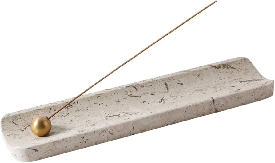 Koville Luxury Natural Marble Incense Holder, Incense Holders for Sticks, Incense Burner Holder, ... | Amazon (US)