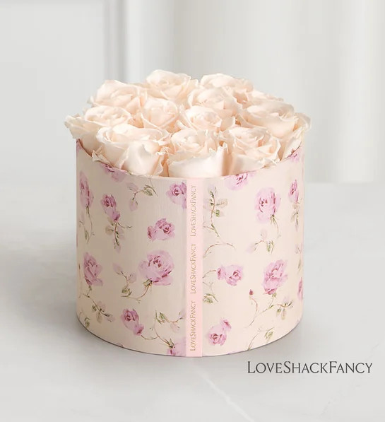 LoveShackFancy Fairytale Forever Preserved Magnificent Roses® | 1800flowers.com