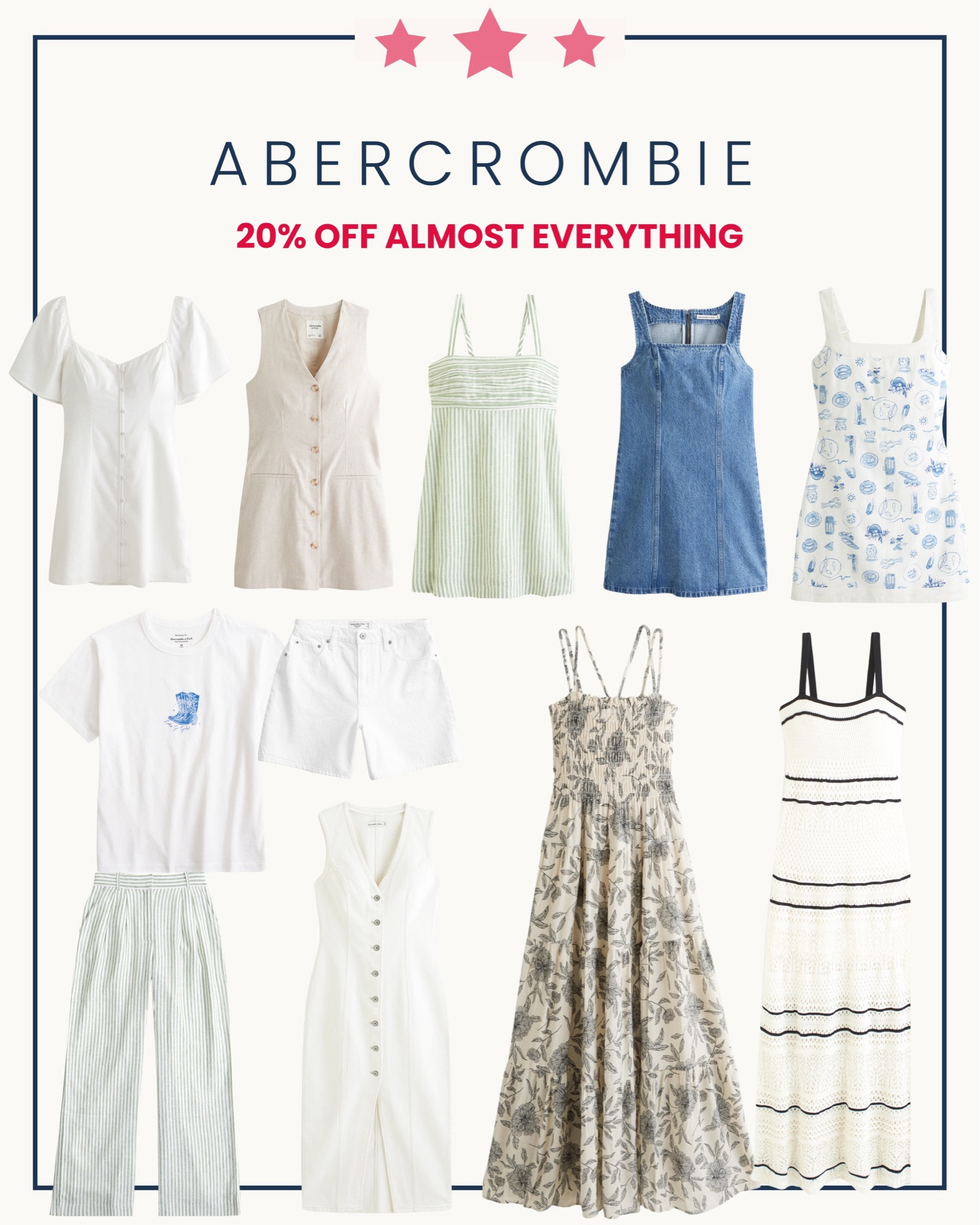 20% off everything at Abercrombie 🙌🏼

#LTKFindsUnder100 #LTKSaleAlert #LTKFindsUnder50