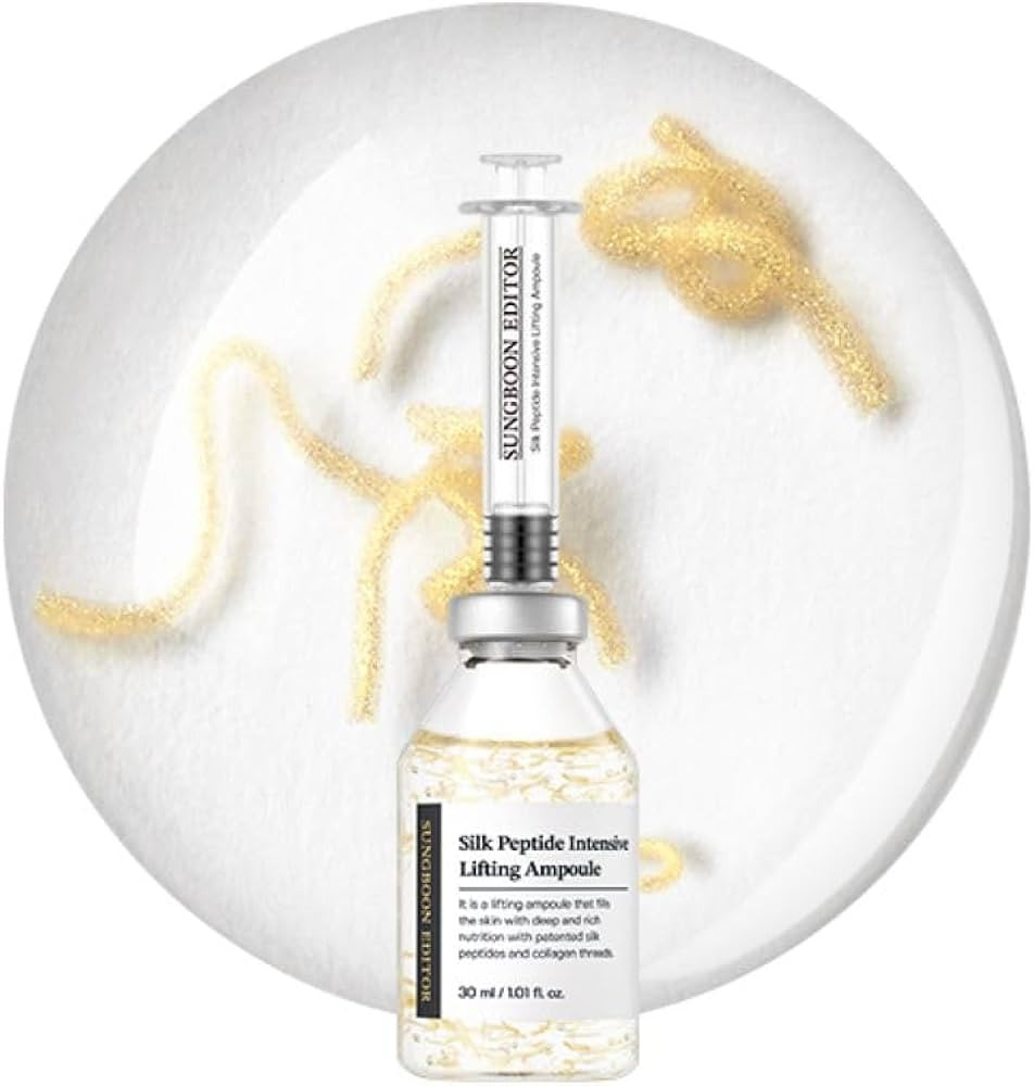 SUNGBOON EDITOR Silk Peptide Intensive Lifting Ampoule | Instant Fine Lines Smoothing & Skin Tigh... | Amazon (US)