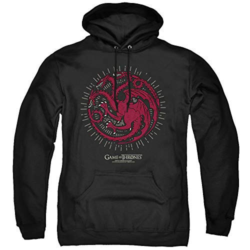 LOGOVISION Game of Thrones Targaryen Burst Sigil Unisex Adult Pull-Over Hoodie, Targaryen Burst Sigil, 3X-Large | Amazon (US)