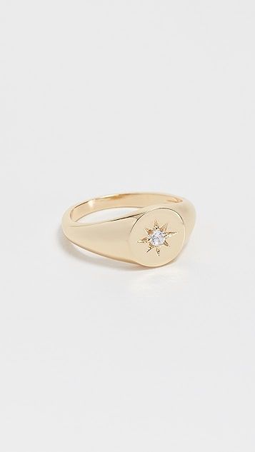 Starburst Signet Ring | Shopbop