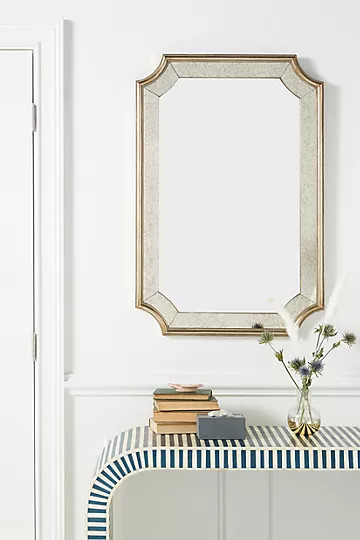 Jayda Smoked Glass Mirror | Anthropologie (US)