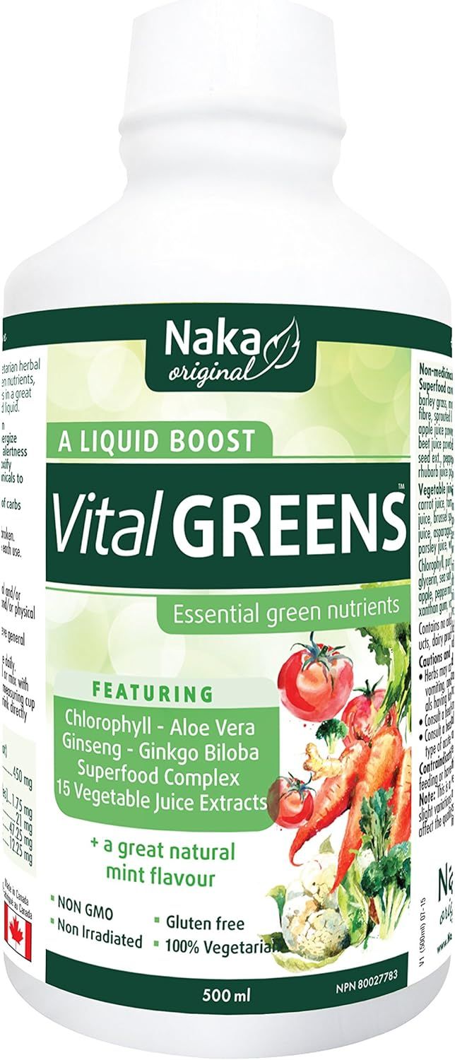 NAKA HERBS & VITAMINS Rso Vital Greens, 450 ML | Amazon (US)